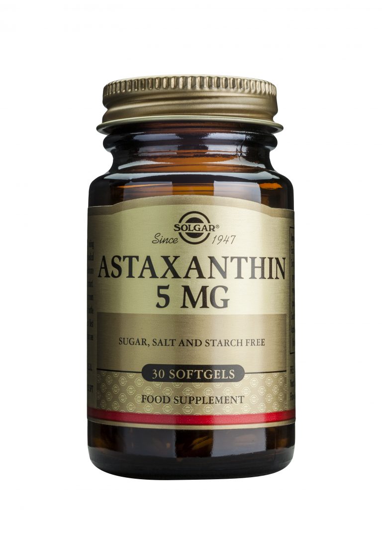 Astaxanthin 5mg 30 cápsulas Solgar Farmacia Miquel