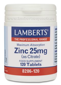 Lamberts-Zinc-25mg-citrato-Minerales
