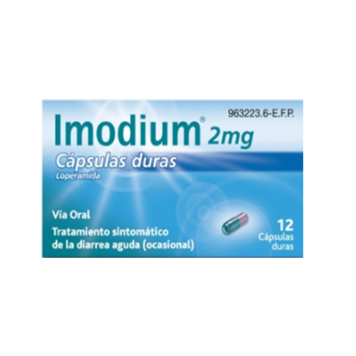 Imodium 2mg 12 cápsulas
